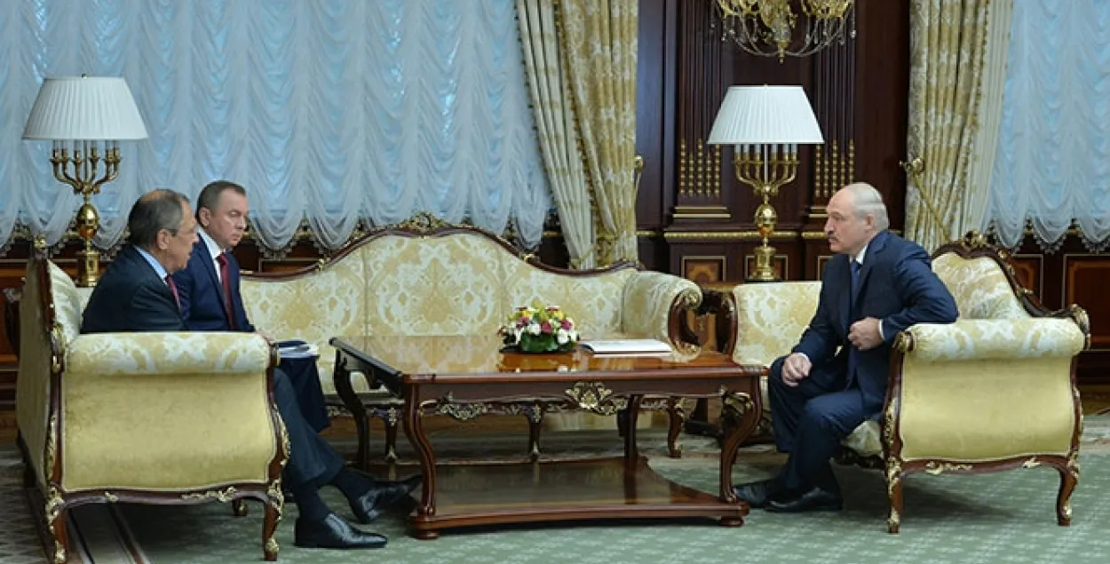 Лукашэнка спытаў у Лаўрова пра яго ацэнку падзеяў ва Украіне і Сірыі