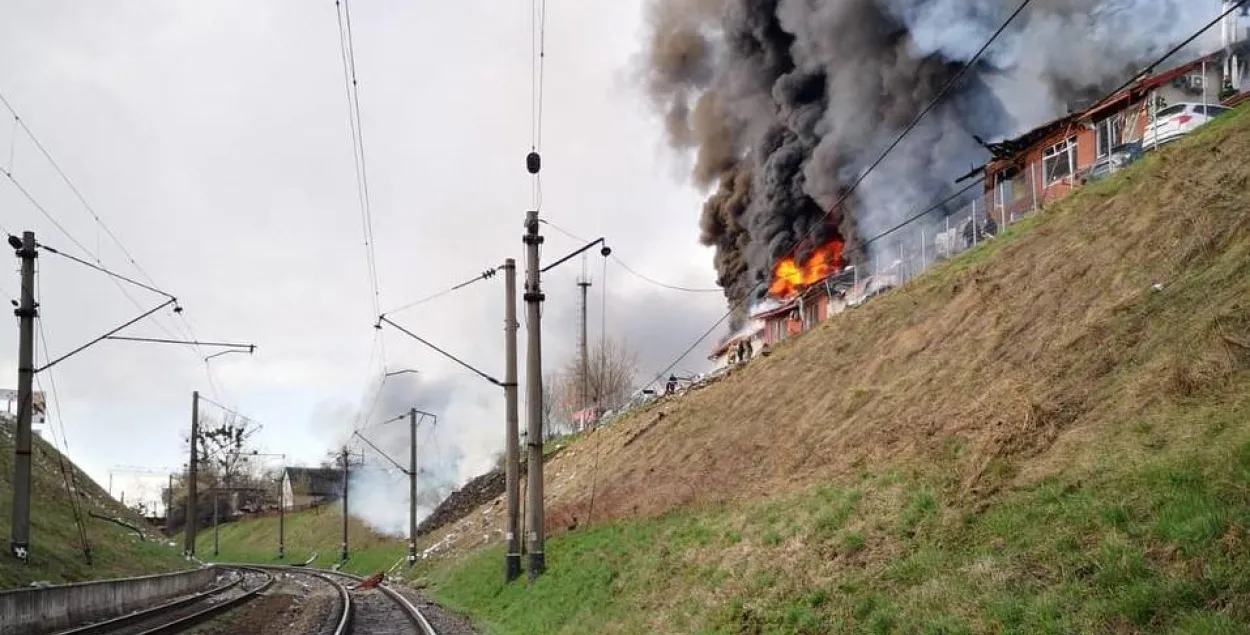 По Львову нанесли четыре ракетных удара / Александр Камышин