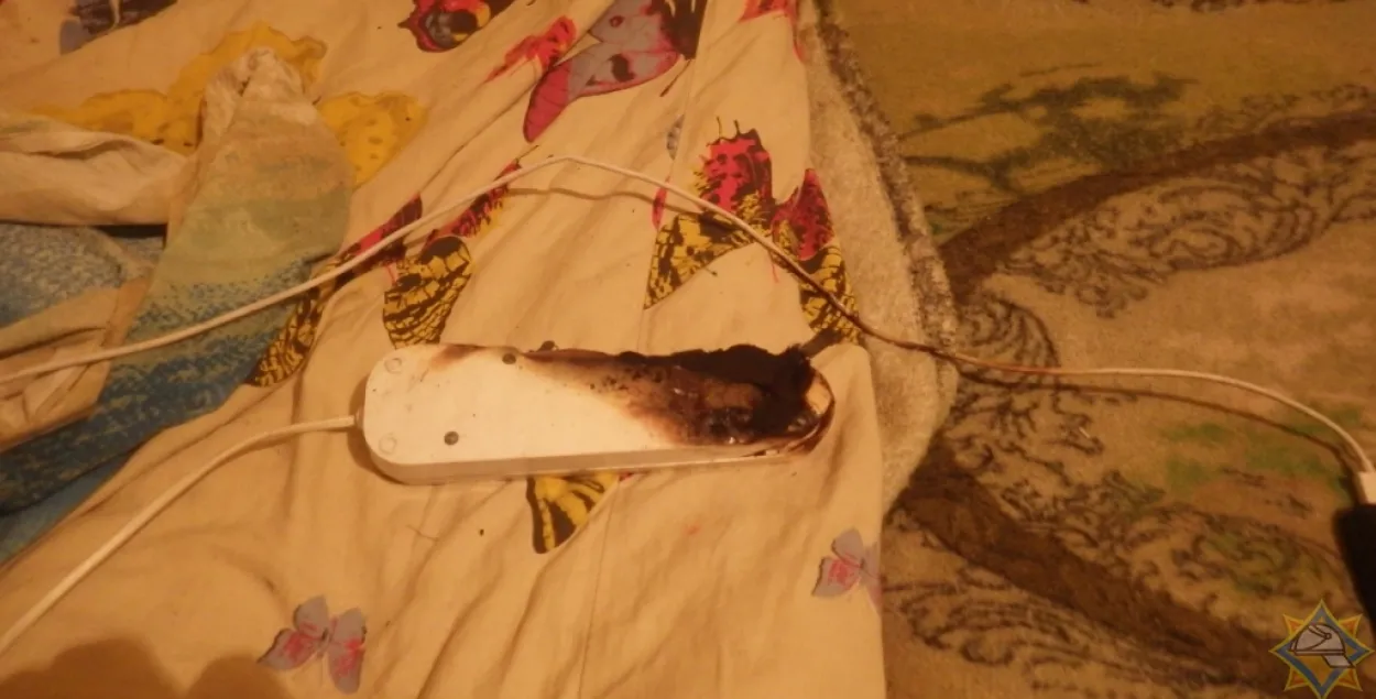 У Магілёве пастаўлены на падзарадку тэлефон справакаваў пажар