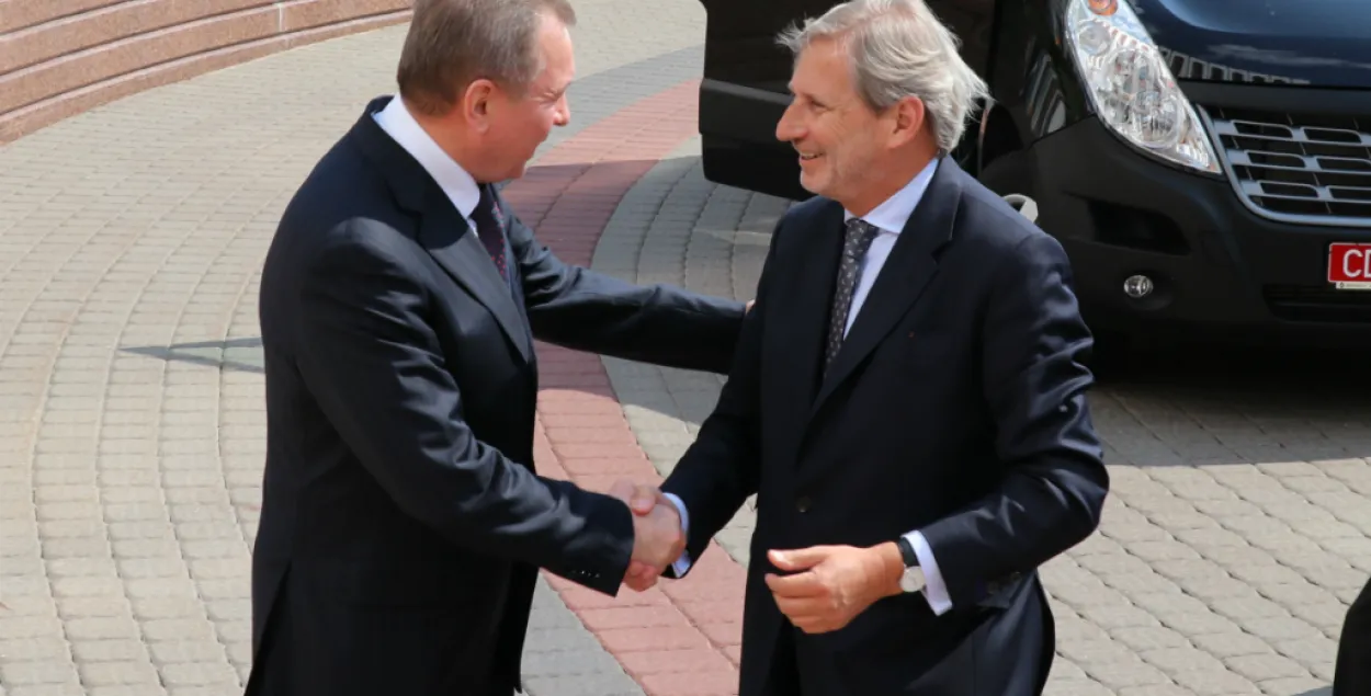 Еўракамісар Хан: Прыярытэты партнёрства Беларусі і ЕС будуць падпісаныя сёлета