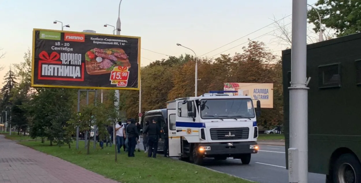 Задержания на Марше Справедливости в Минске / Еврорадио