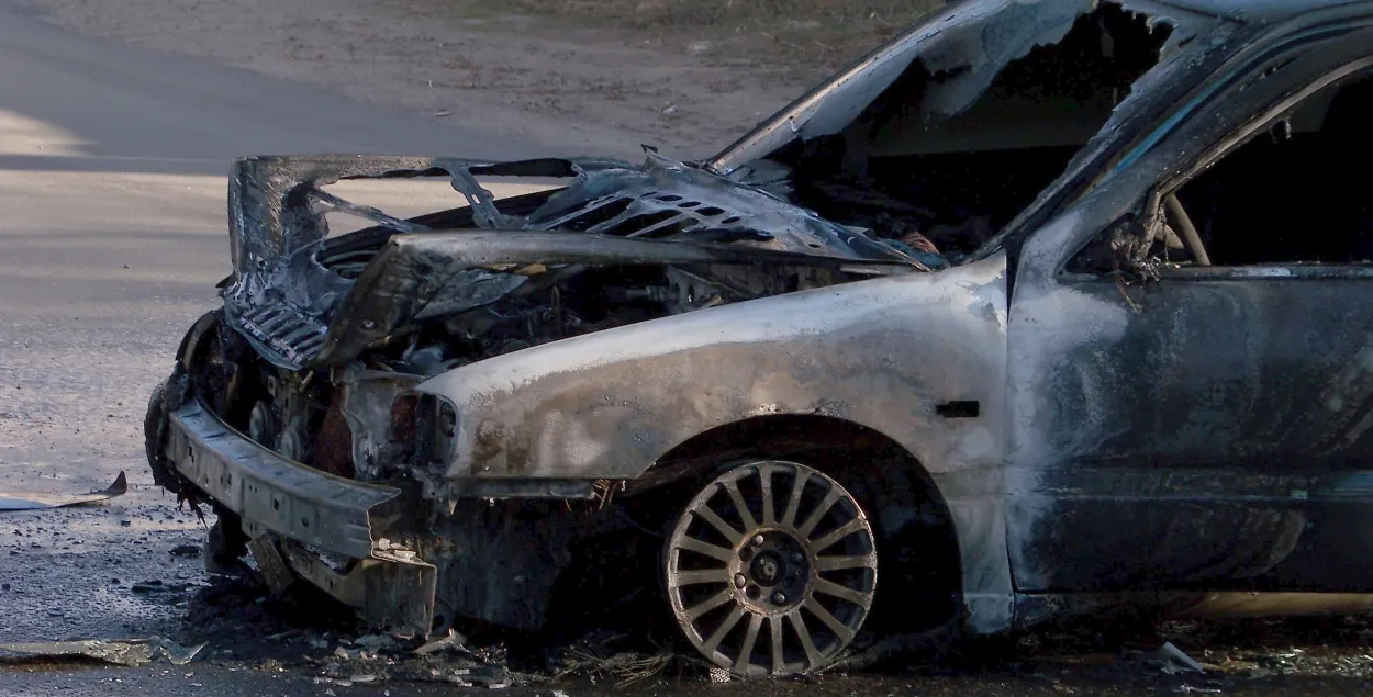 Сталі вядомыя абставіны гібелі мужчыны ў згарэлай машыне пад Мінскам