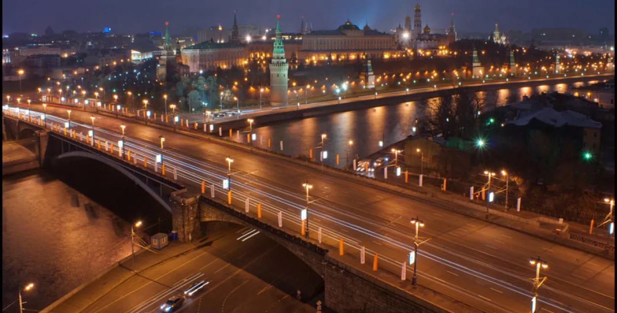 Беларус саскочыў у Маскве з моста насупраць Крамля