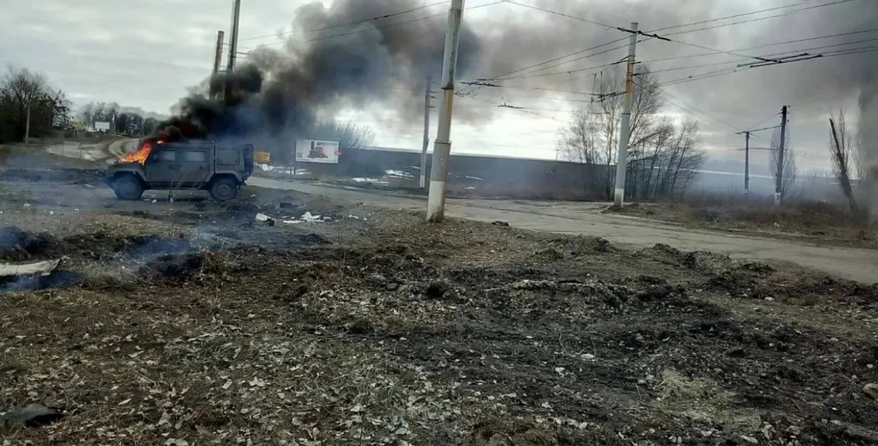 Колонны российской техники попадают в украинские засады​ / SWNS / Scanpix / LETA