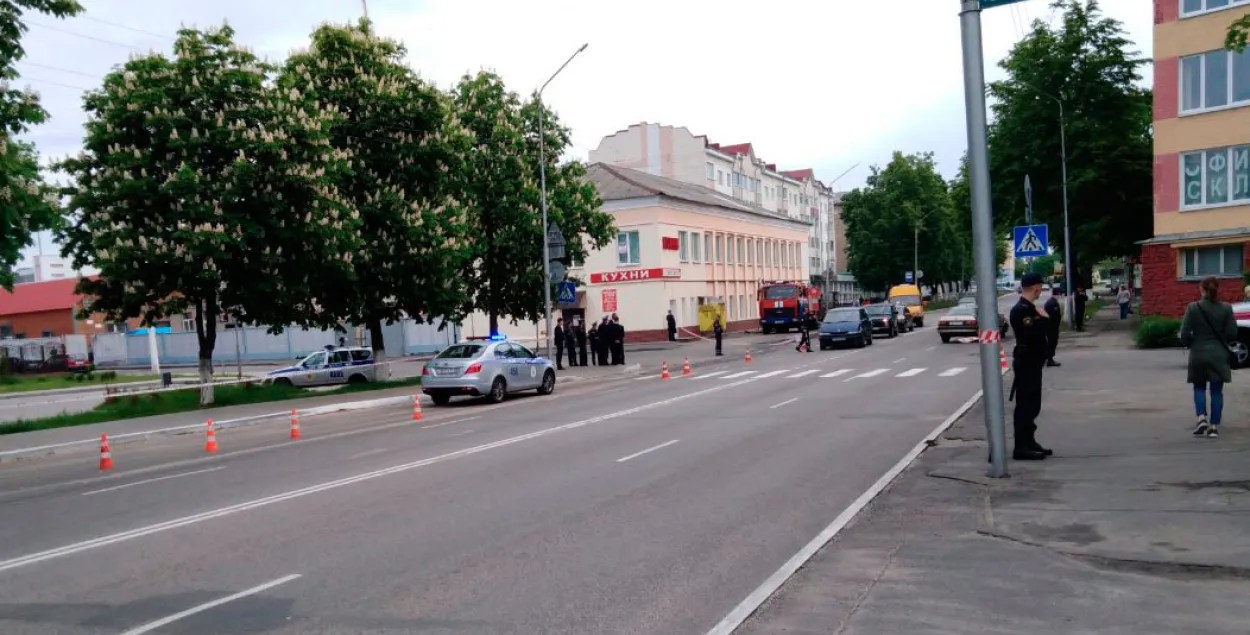 Невядомыя “замініравалі” суд у Мазыры