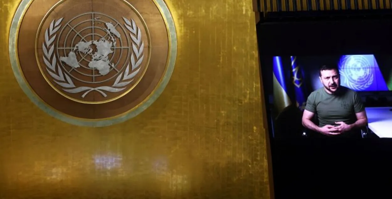 Владимир Зеленский выступил на Генассамлее ООН /&nbsp;radiosvoboda.org
