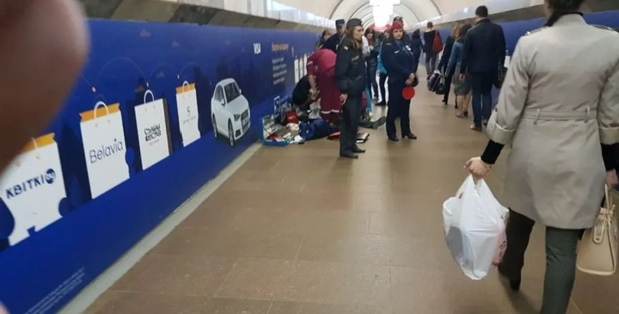 У мінскім метро памёр 80-гадовы пасажыр