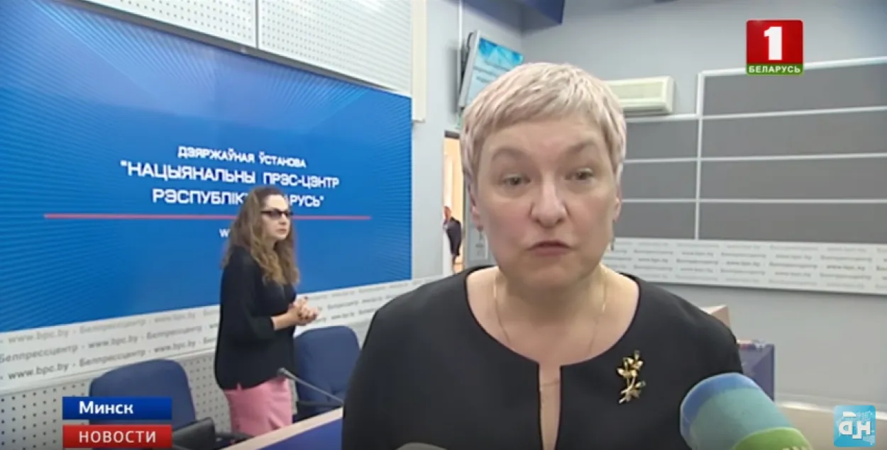 Инна Медведева. Кадр из видео