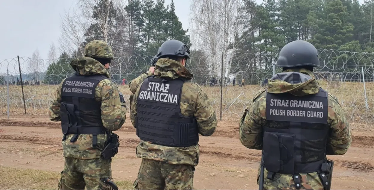 На польска-беларускай мяжы / twitter.com/Straz_Graniczna