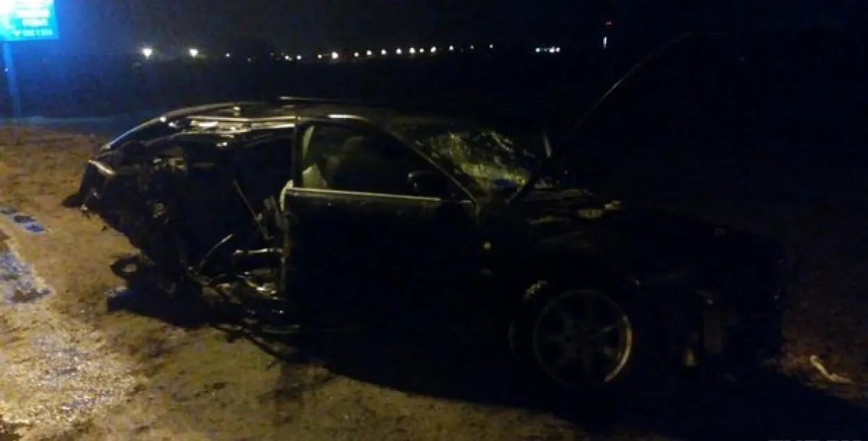 У страшнай аварыі на МКАД загінуў чалавек