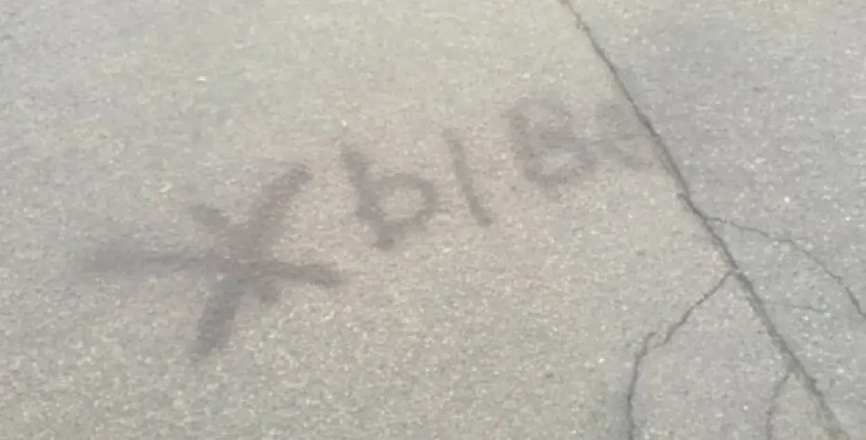 За надпись "Жыве" в Минске задержали школьницу 