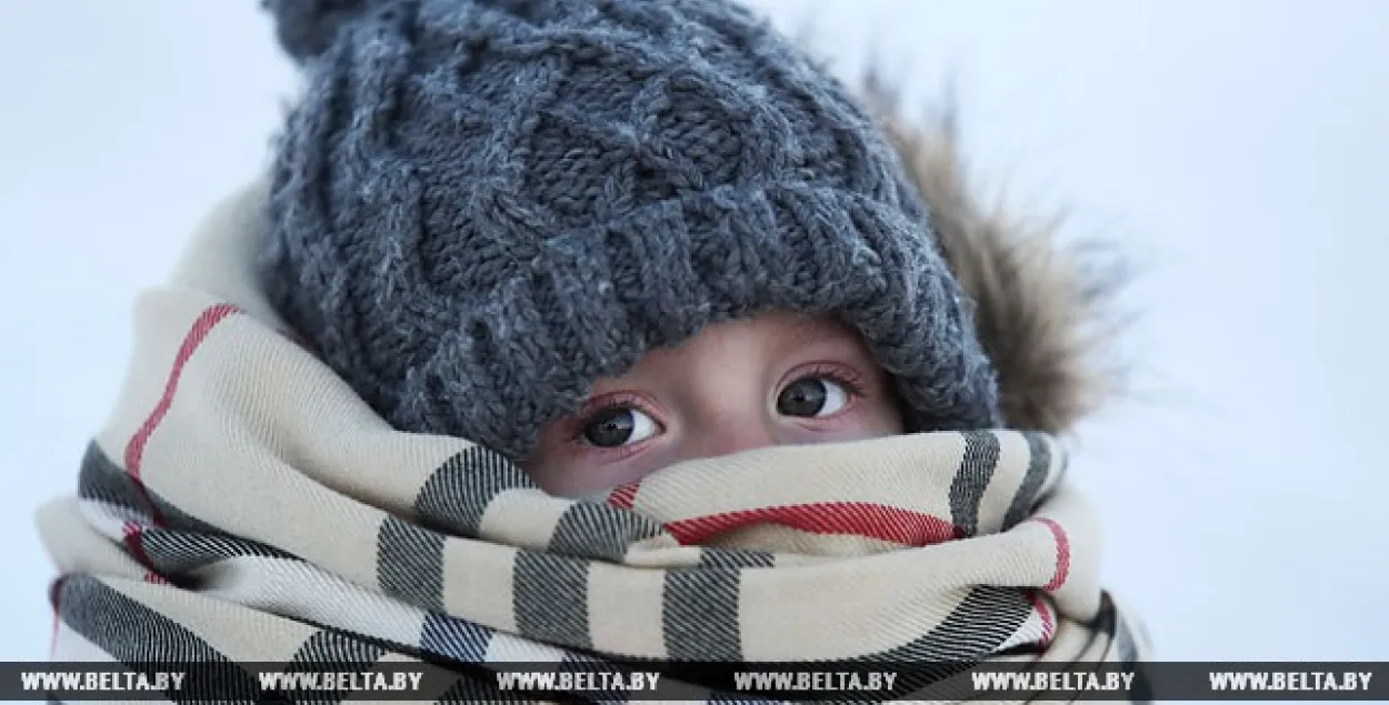На гэтым тыдні ў Беларусі прагназуецца да 9 градусаў марозу і без ападкаў
