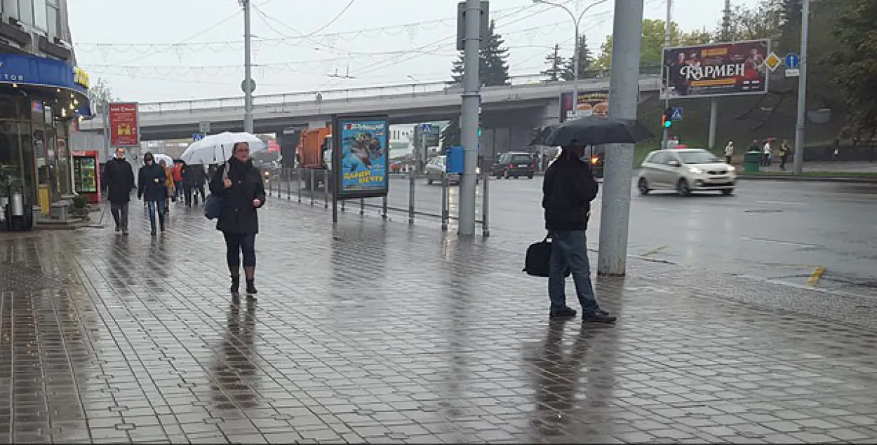 На 9 кастрычніка ў Беларусі абяцаюць моцныя дажджы