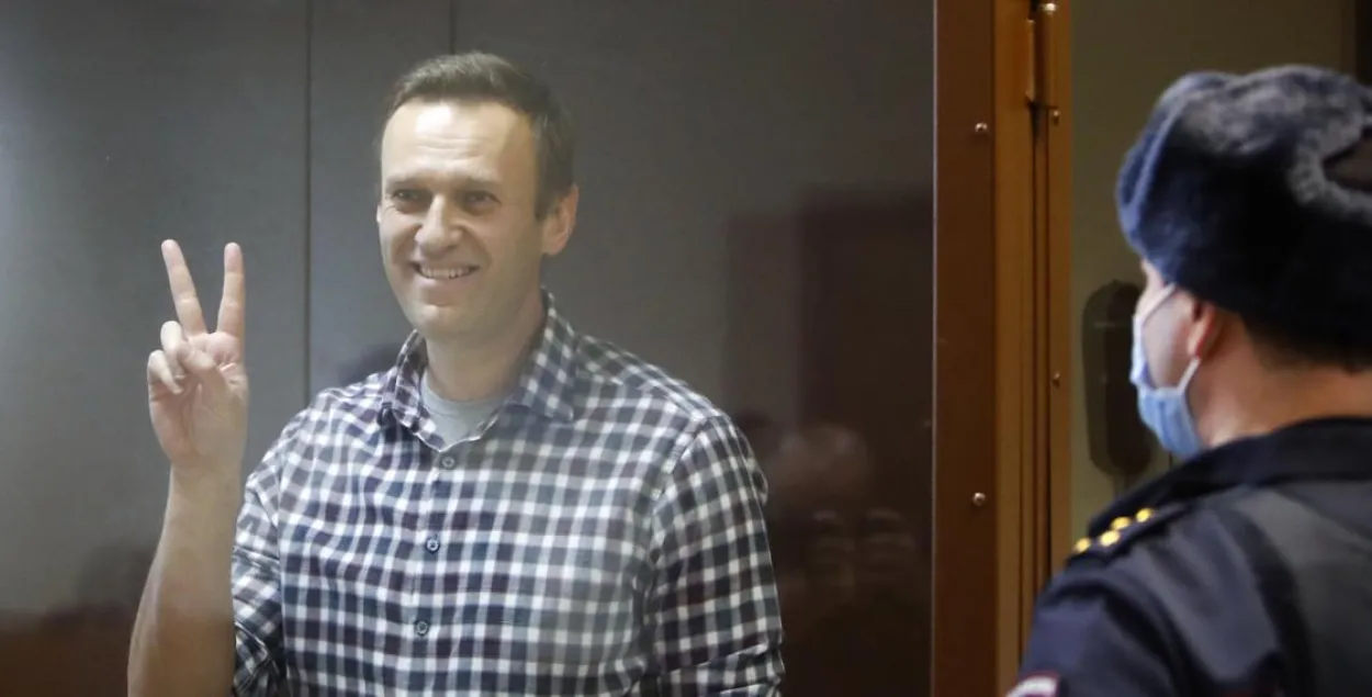 Аляксей Навальны падчас судовага працэсу / reuters.com