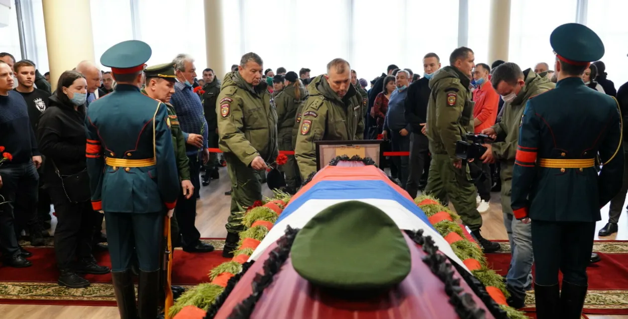 Похороны в Казани российского военнослужащего, погибшего в Украине / tatar-inform.ru