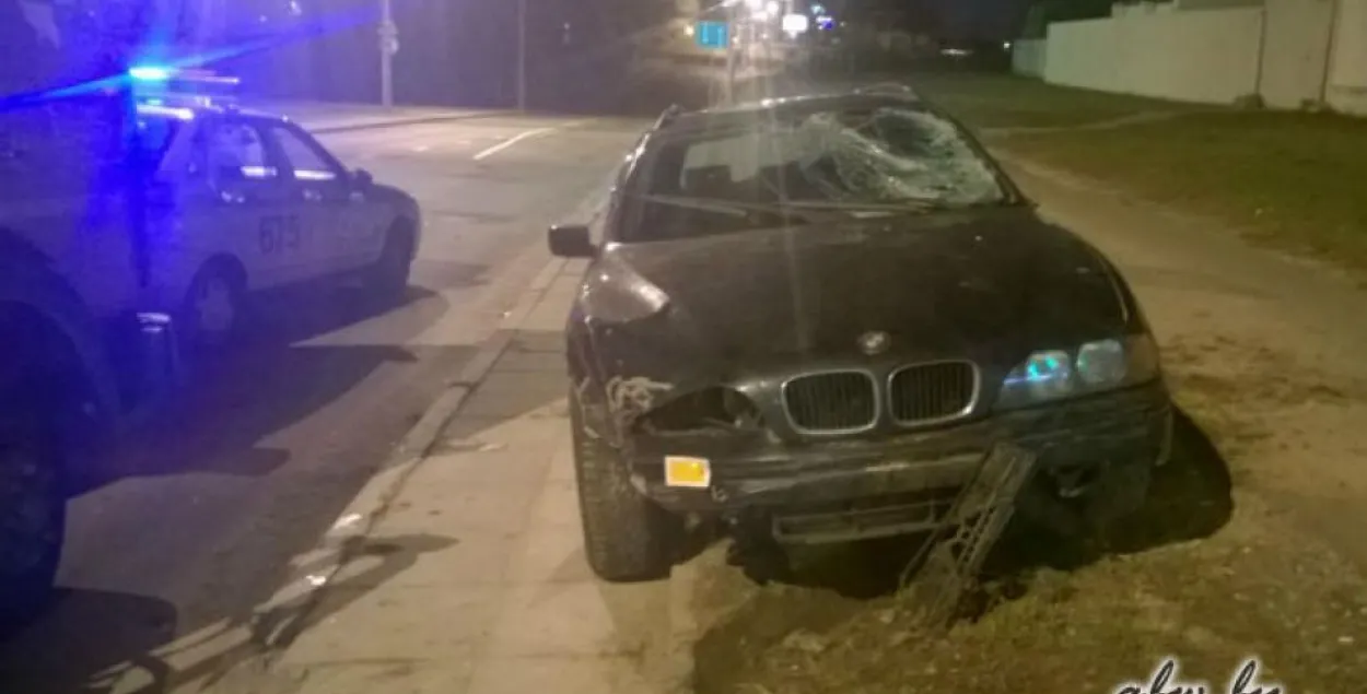 З'явілася відэа пагоні, у якой ўдзельнічалі каля дзясятка машын ДАІ