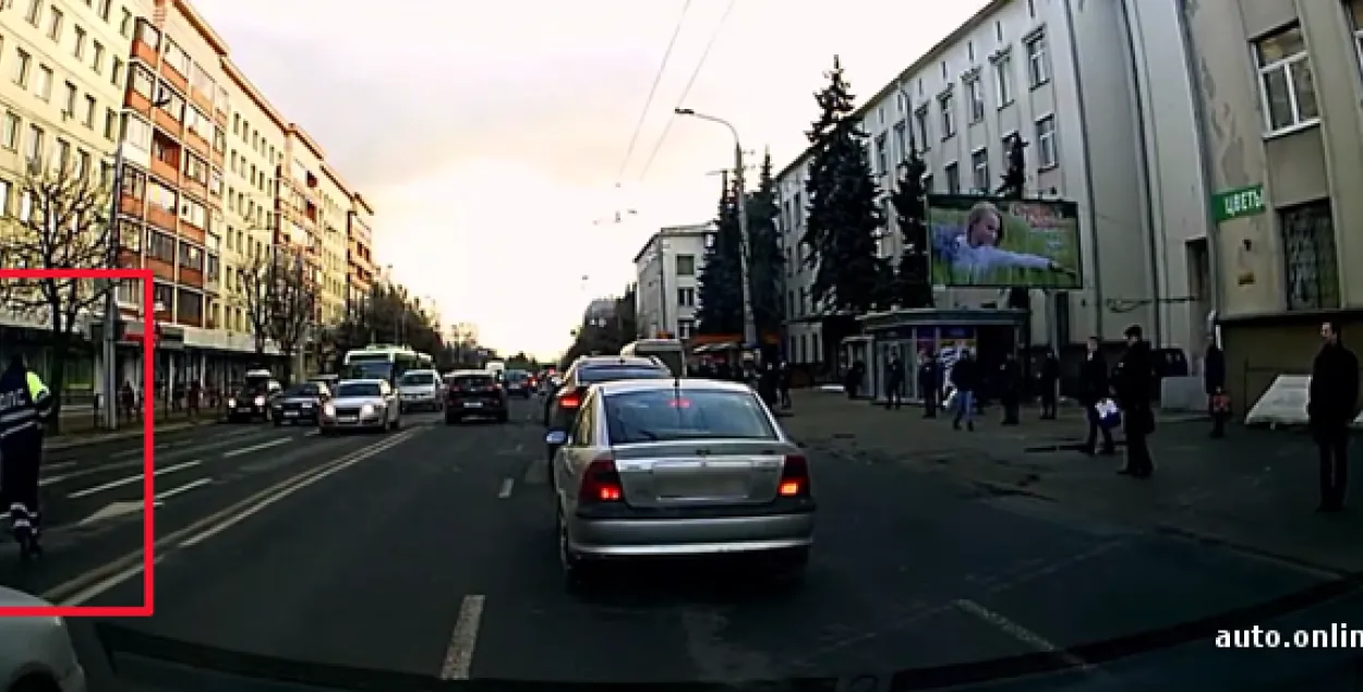 П’яны кіроўца катаўся па Мінску на аўто з голымі коламі (фота, відэа)