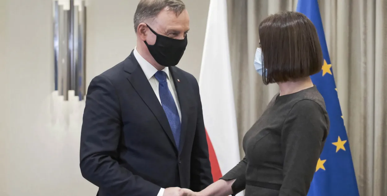 Прэзідэнт Польшчы Анджэй Дуда сустрэнецца са Святланай Ціханоўскай