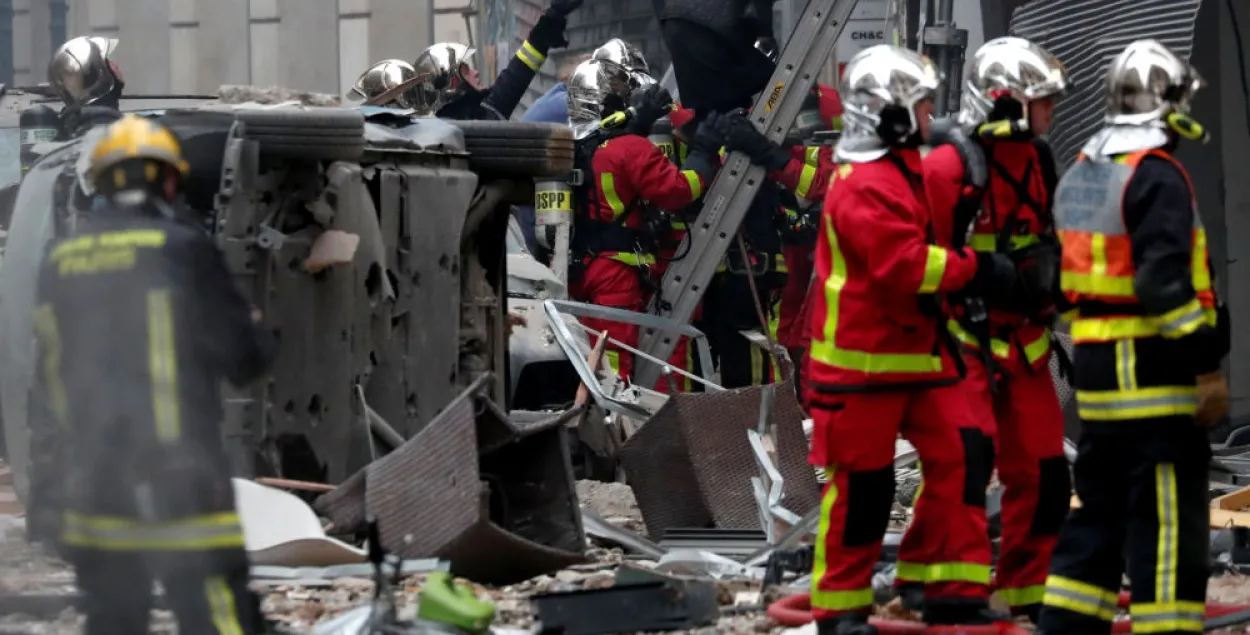 Удакладненая колькасць загінулых і пацярпелых ад выбуху ў Парыжы