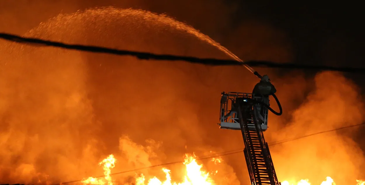 У Маскве на пажары на складзе штучных кветак загінула 7 выратавальнікаў