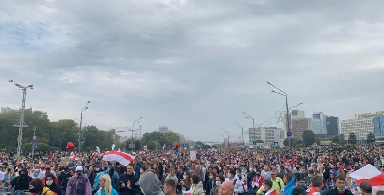 Мінск 27 верасня 2020 года / Еўрарадыё