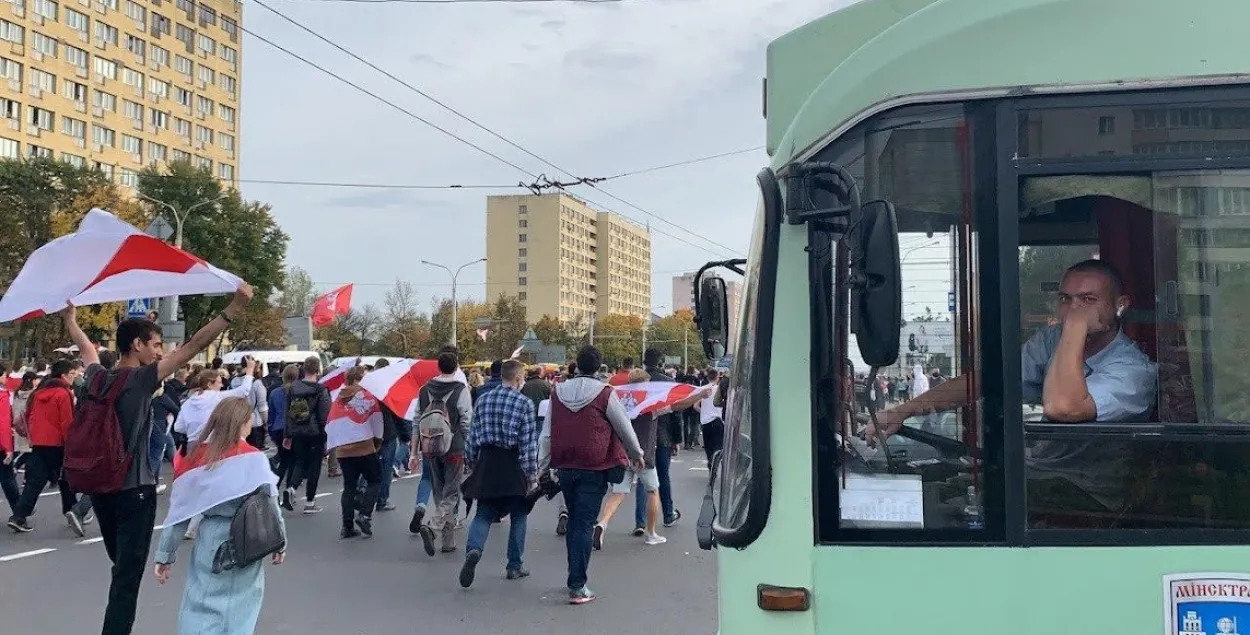 Акция протеста в Минске в 2020 году / Из архива Еврорадио