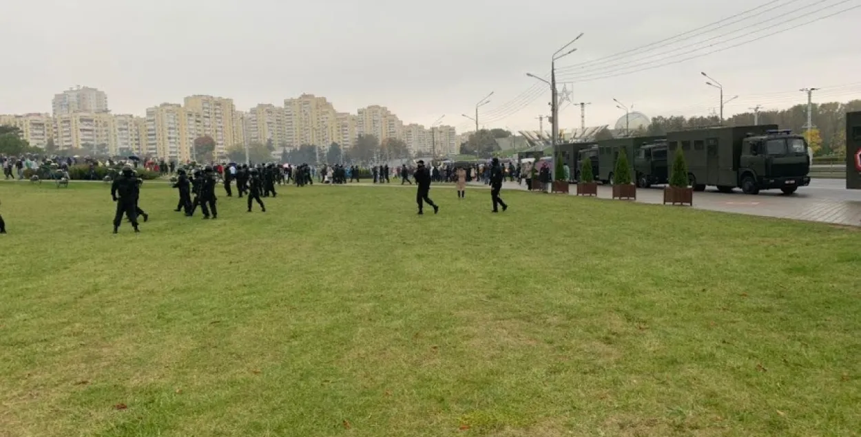 "Зачистка" в Минске, осень 2020-го / Из архива Еврорадио