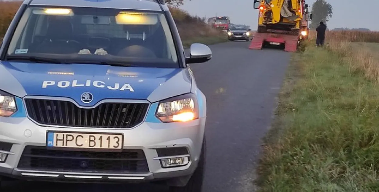 Авария на нефтепроводе произошла в 70 километрах от польского города Плоцк /&nbsp;rmf24.pl
