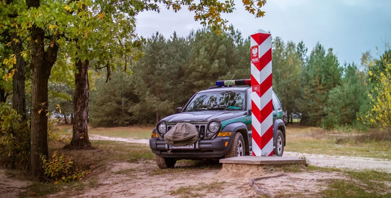 Польскія памежнікі / twitter.com/Straz_Graniczna, ілюстрацыйнае фота