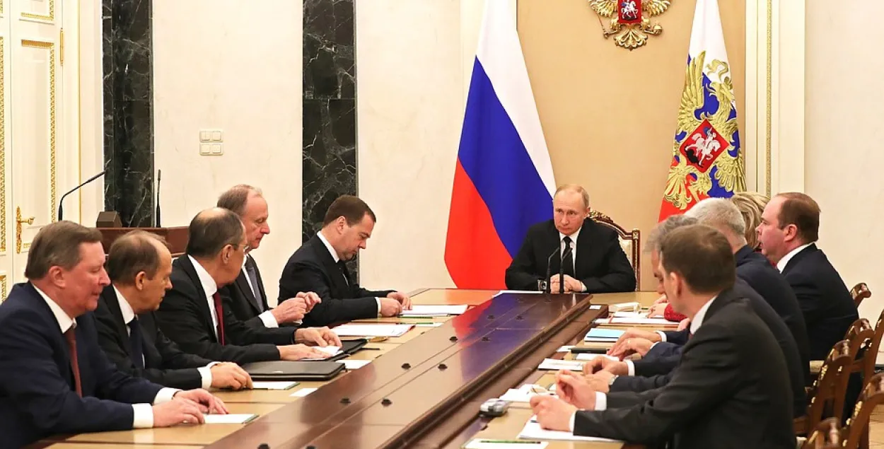 Перад сустрэчай з Лукашэнкам Пуцін абмеркаваў Беларусь на Савеце бяспекі