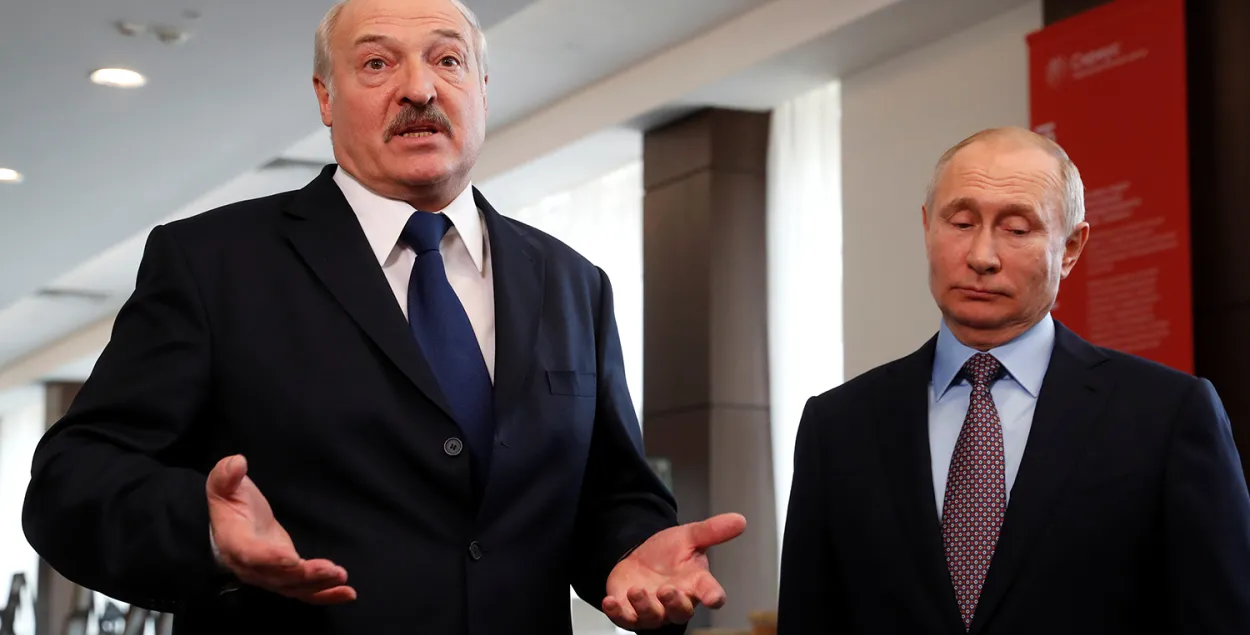 Александр Лукашенко и Владимир Путин / Reuters