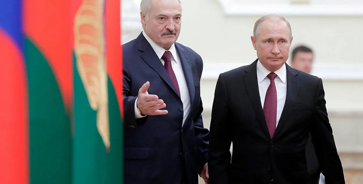 Александр Лукашенко и Владимир Путин / rbc.ru
