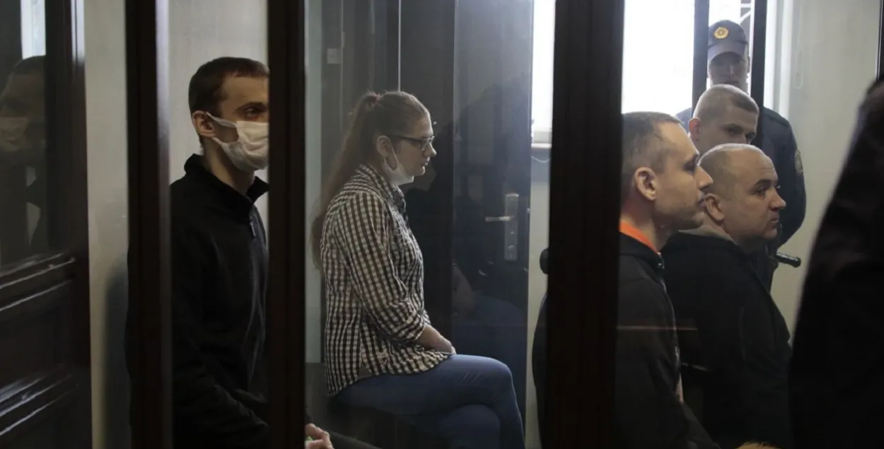 Участники процесса по делу "Отрядов гражданской самообороны Беларуси" / sb.by
