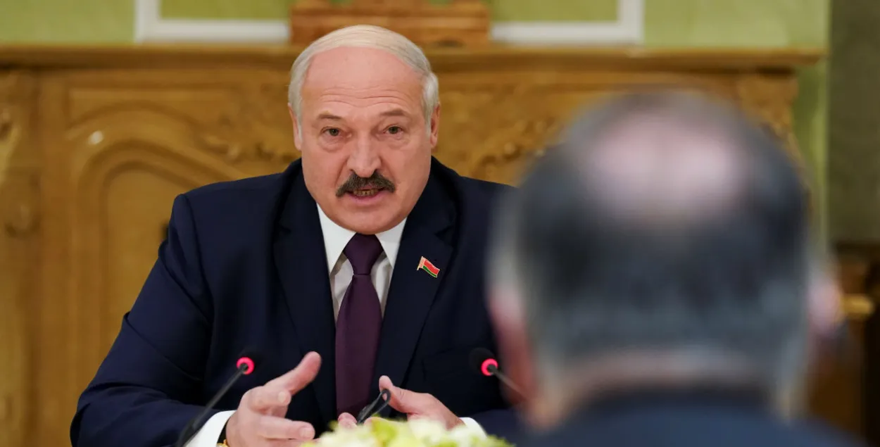 Александр Лукашенко и госсекретарь США Майк Помпео во время недавней встречи в Минске / Reuters