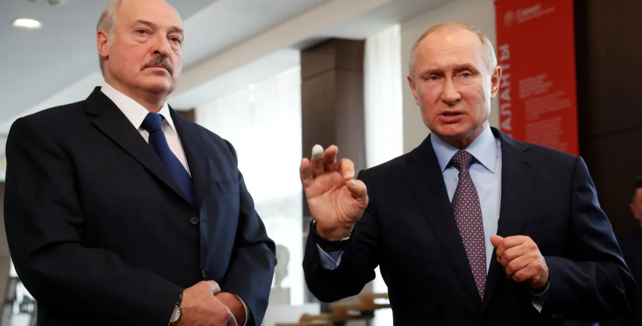 Александр Лукашенко и Владимир Путин / Reuters