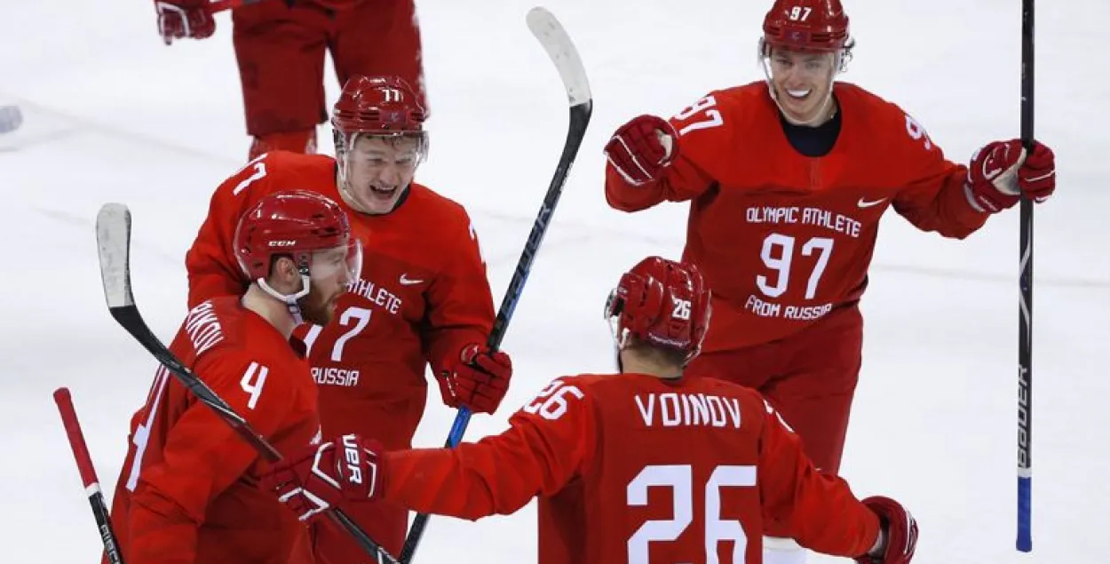 Расійскія хакеісты выйгралі золата на Алімпіядзе ў Пхенчхане