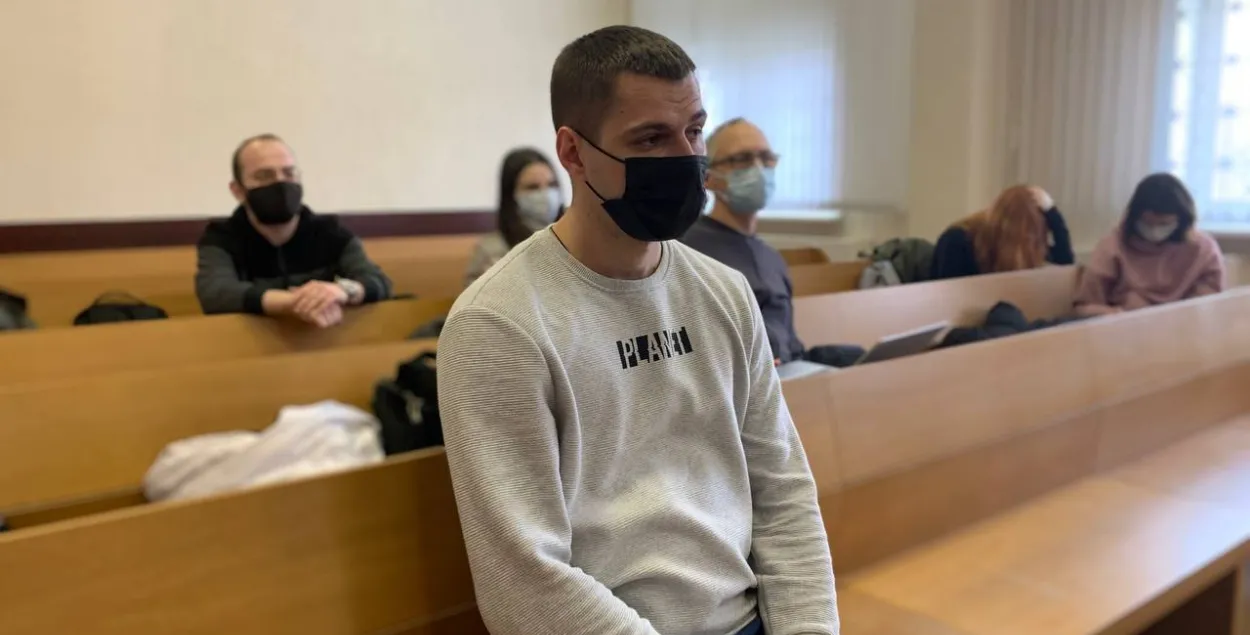 Роман Васюкович в суде / Еврорадио