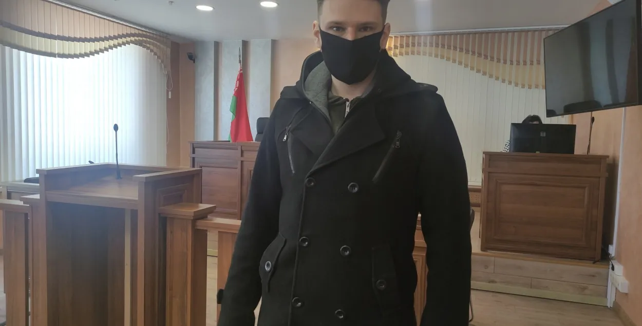 Мікіта Самарын у судзе / Алена Кавальчук, hrodna.life