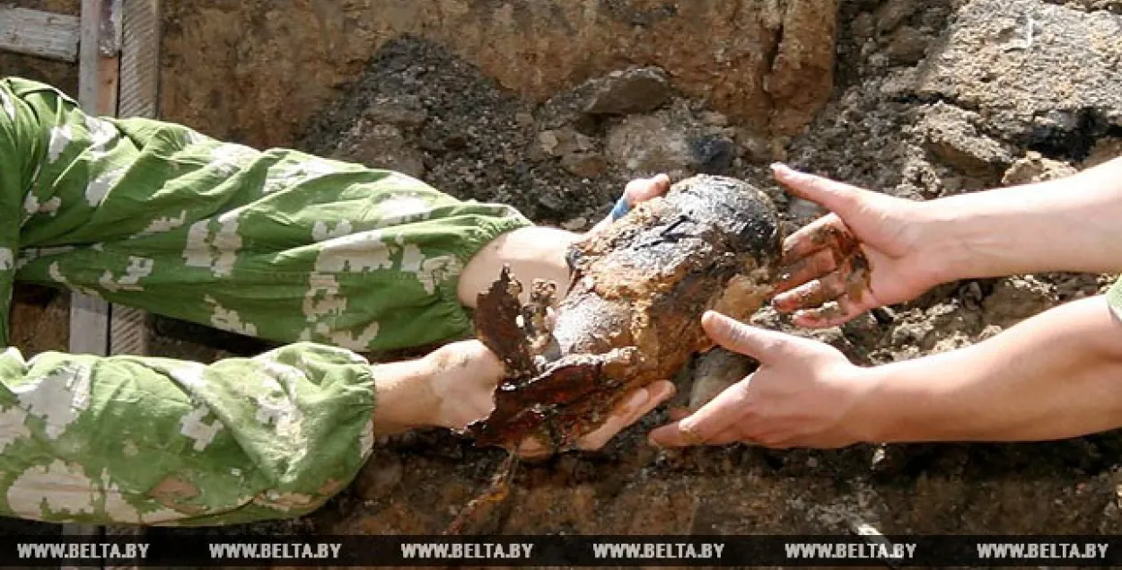 У Дзяржынскім раёне знайшлі міны часоў вайны