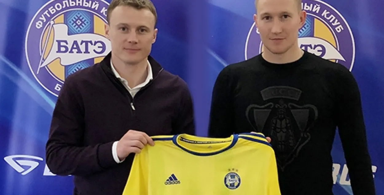 Виталий Родионов и Антон Сарока / fcbate.by