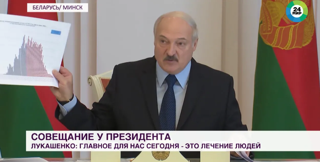 Скрыншот з відэа "Мир 24ТВ"