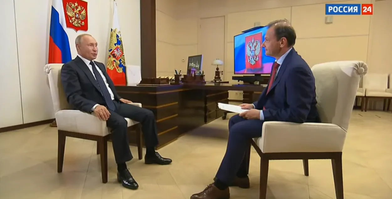Інтэрв&#39;ю Уладзіміра Пуціна тэлеканалу &quot;Россия 1&quot;