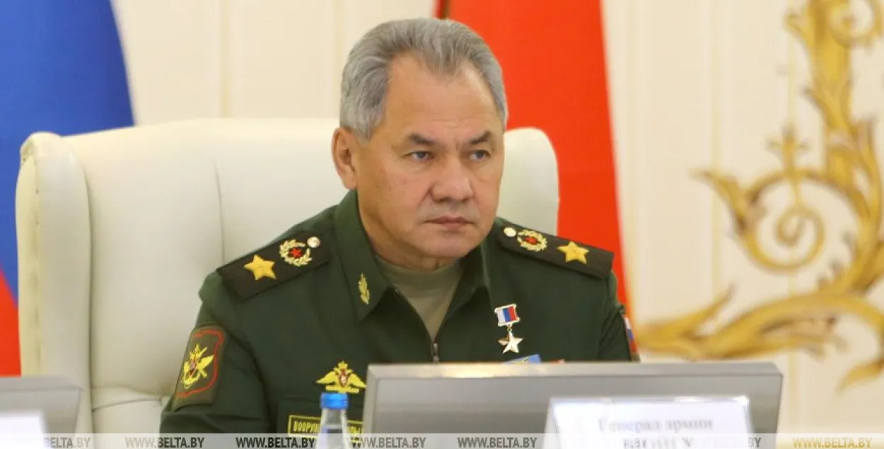 У Мінск прыляцеў міністр абароны Расіі 