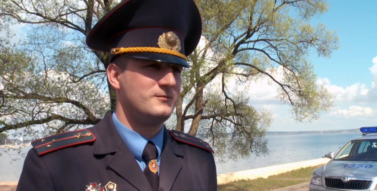 Міліцыянер уратаваў жанчыну, якая ледзь не патанула ў Мінскім моры