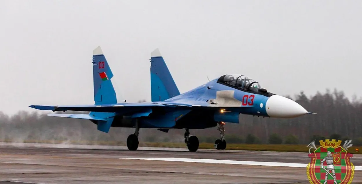 Су-30 СМ в Барановичах / Минобороны