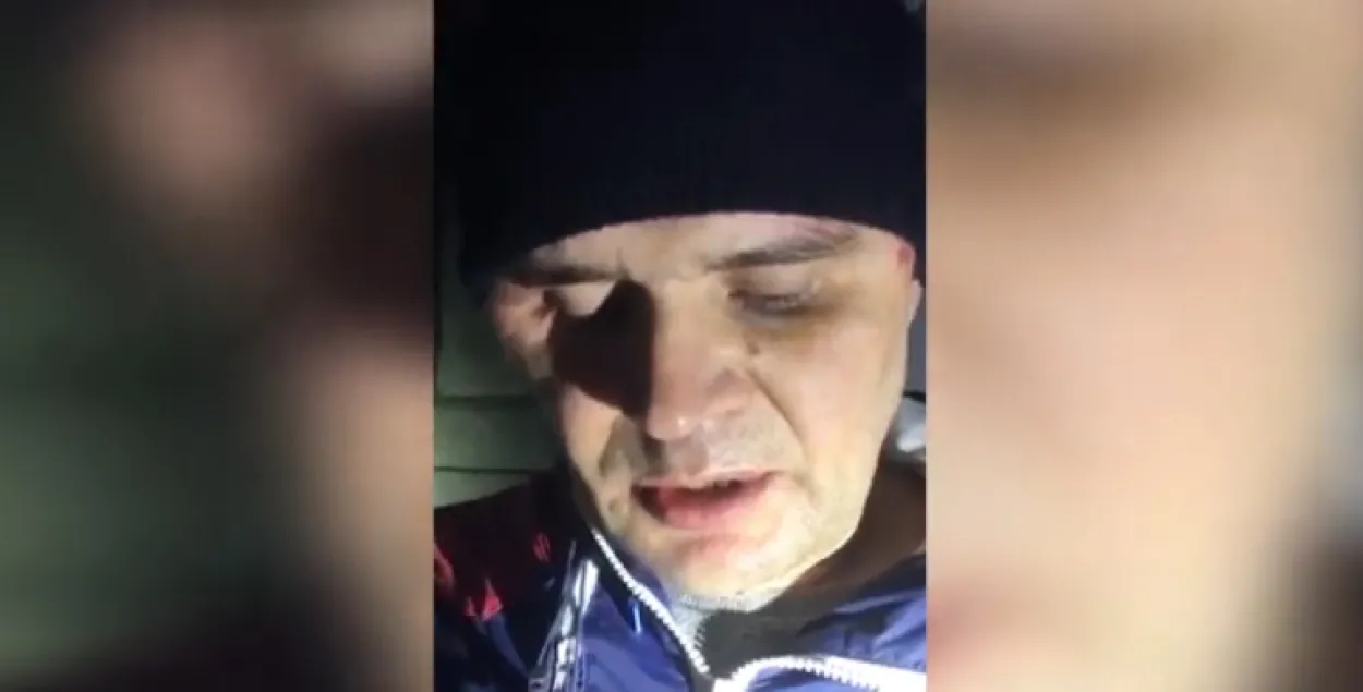 Мужчина, задержанный за подготовку теракта / кадр из видео