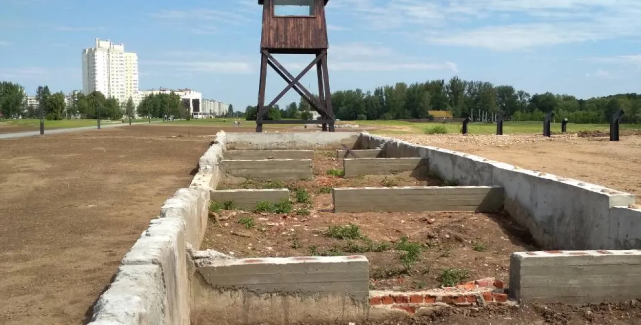 У мемарыяльным комплексе "Трасцянец" адбыўся пажар