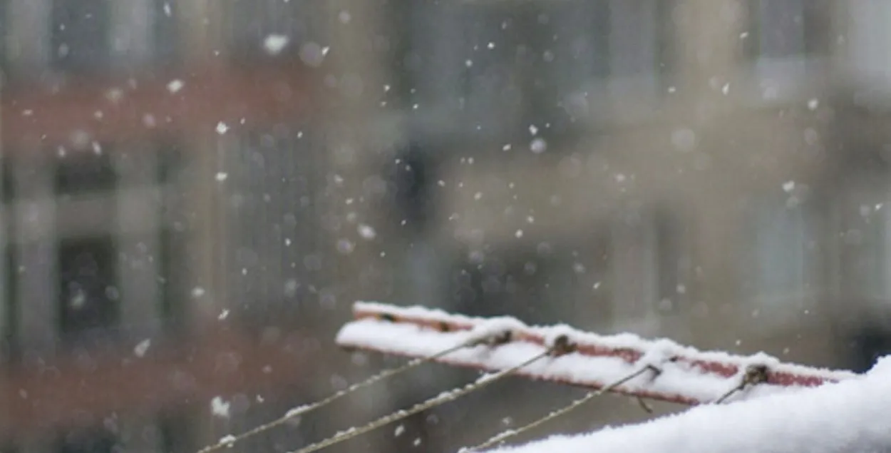 У панядзелак у Беларусі пройдзе мокры снег