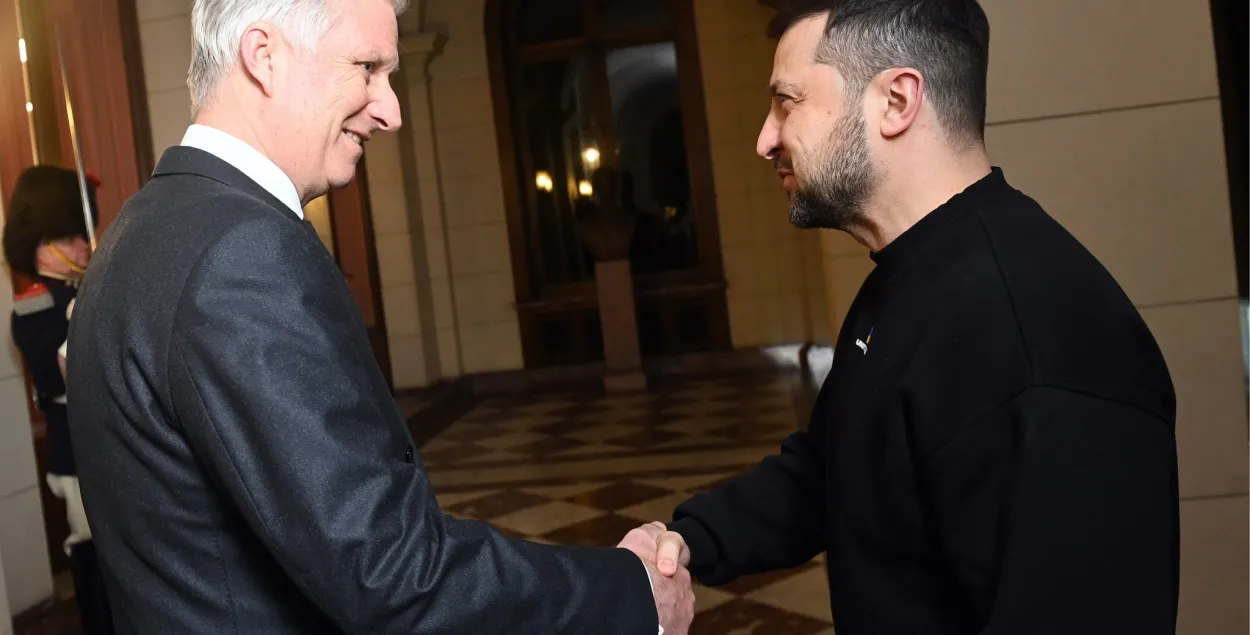 Владимир Зеленский и король Бельгии&nbsp;Филипп I /&nbsp;facebook.com/BeMonarchie
