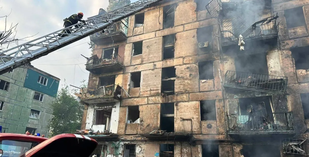 Пострадавшая пятиэтажка в Кривом Роге /@dnipropetrovskaODA
